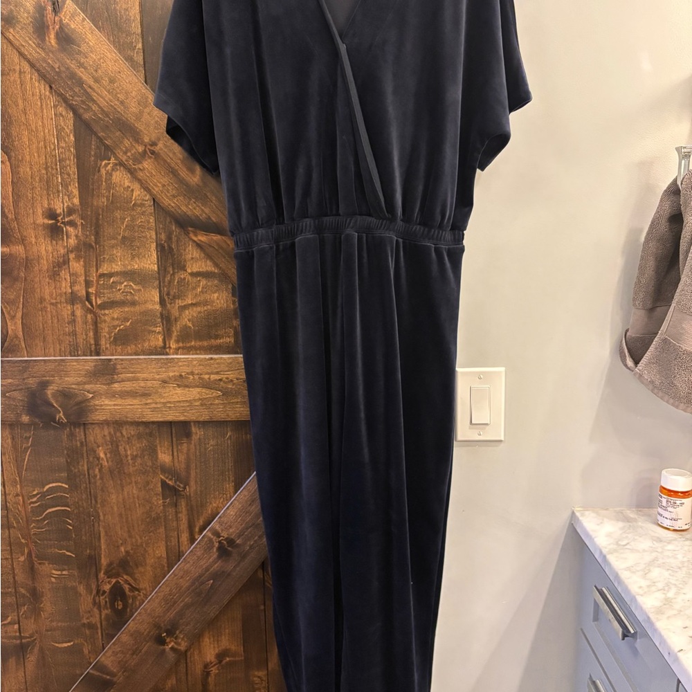 Anthropologie Velvet Jumpsuit